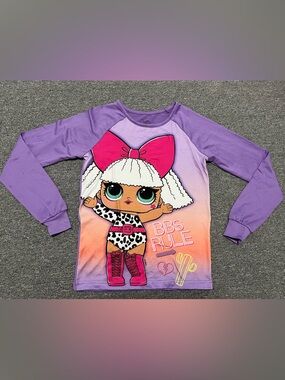L.O.L. Surprise! Purple & Hot Pink Graphic Long Sleeve Tee